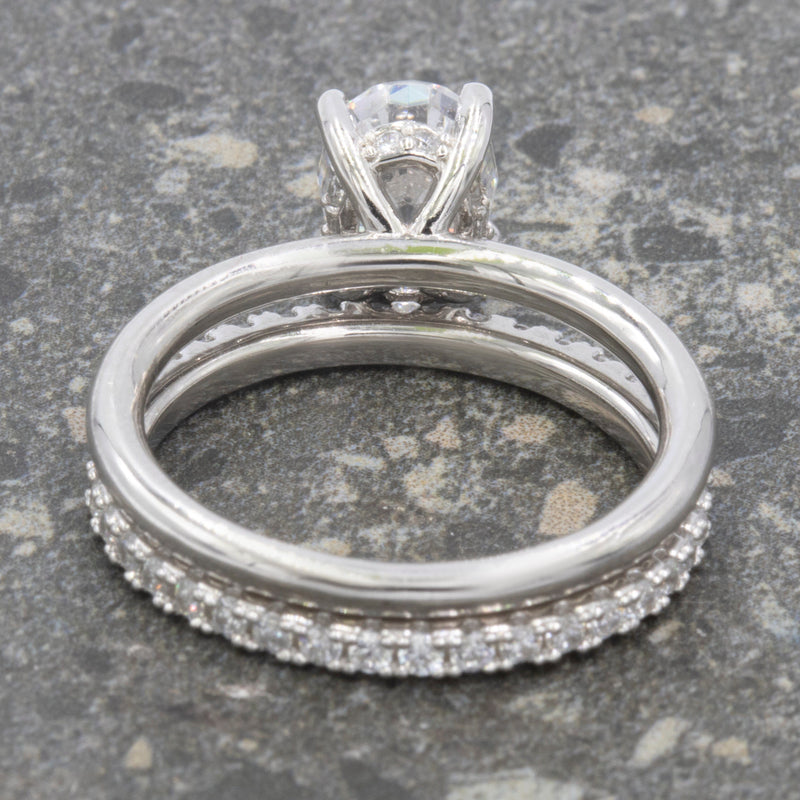 Charlotte's Wish Hidden Halo Promise Ring and Eternity Band Set