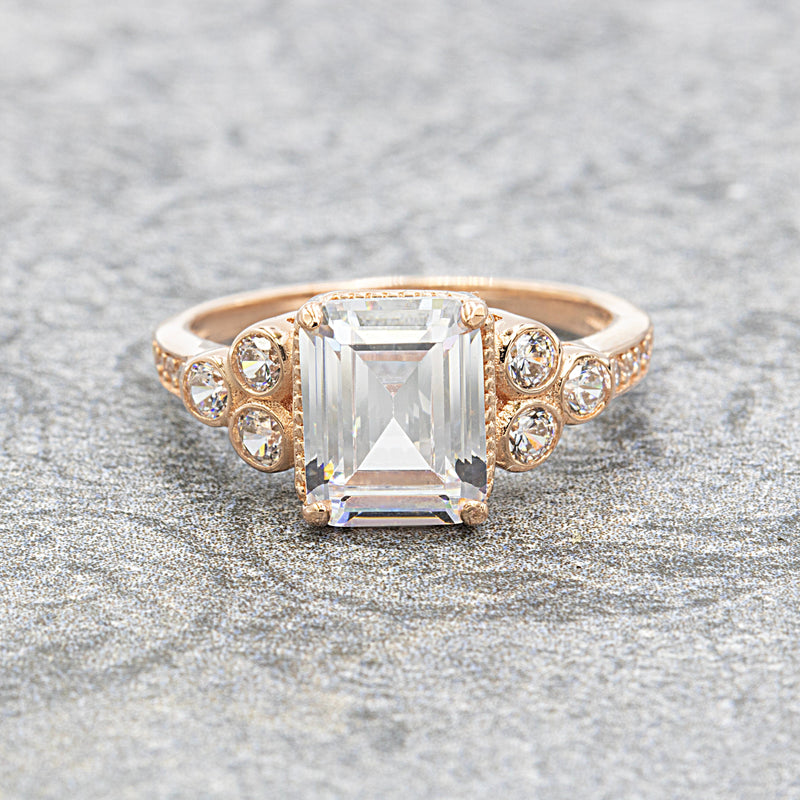 Cordelia Half Pave Promise Ring Solaris Collection