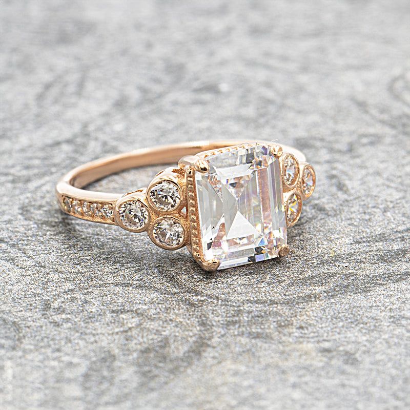 Cordelia Half Pave Promise Ring Solaris Collection