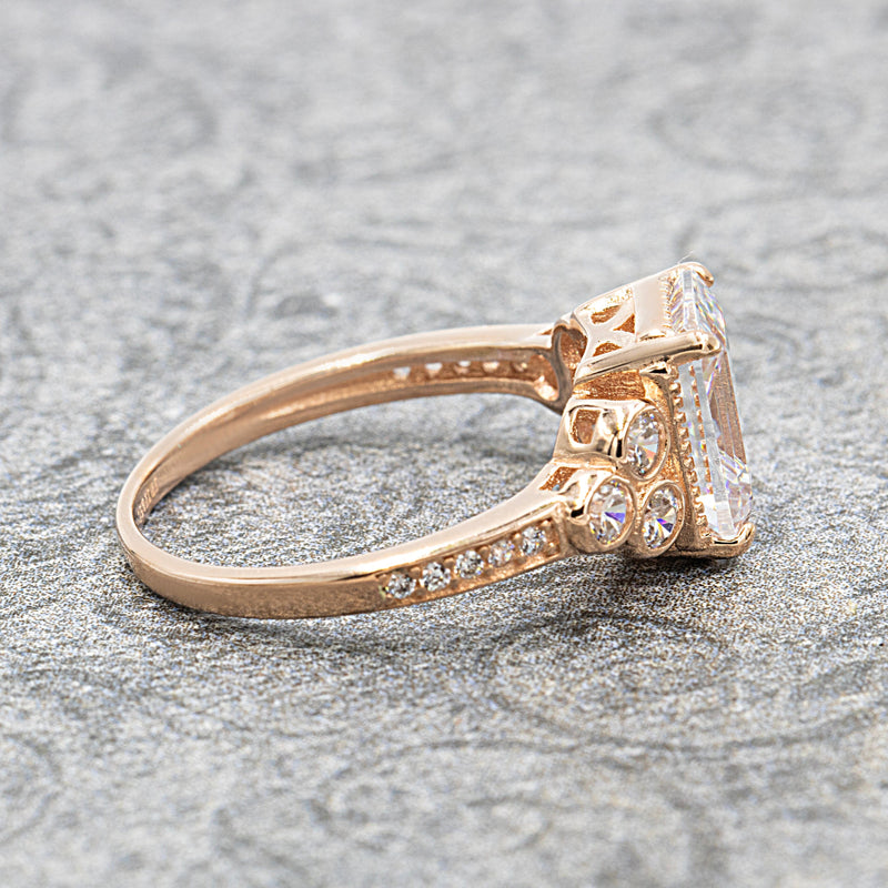 Cordelia Half Pave Promise Ring Solaris Collection