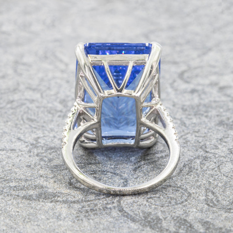 Breathtaking Blue Cocktail Ring XVIII Collection
