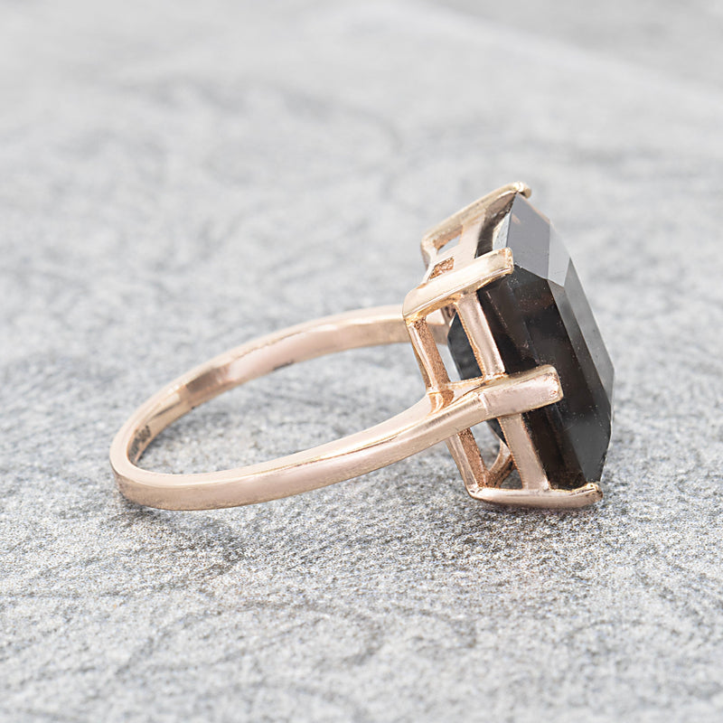 Chocolate Charm Solitaire Cocktail Ring Solaris Collection