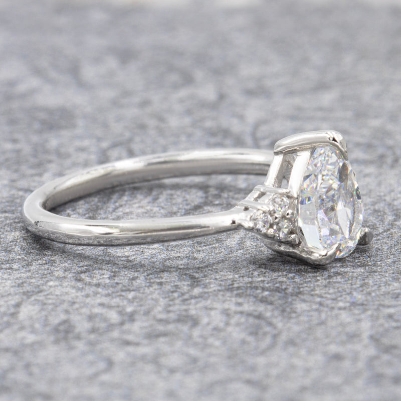 Eternal Promise XVIII Collection 14K Solid White Gold