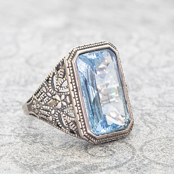 Empress Theresa Antique Cocktail Ring Solaris Collection