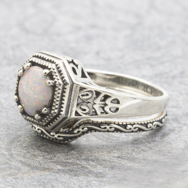 PREORDER - Ancient Classic 2.0 Opal Ring and Art Deco Band Set XVIII Collection