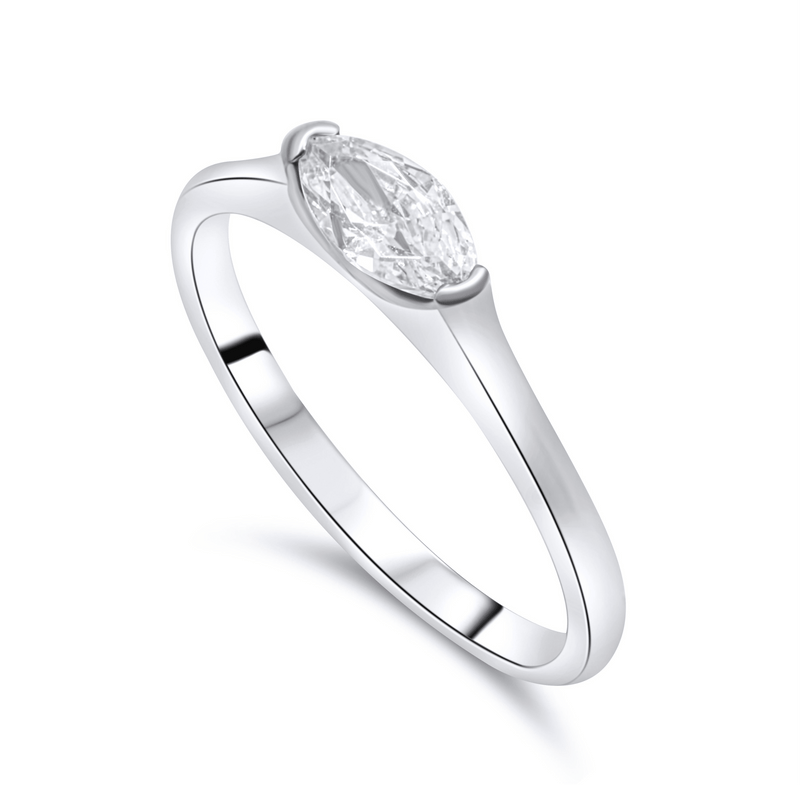 Nuith Tear Drop Statement Ring XVIII Collection