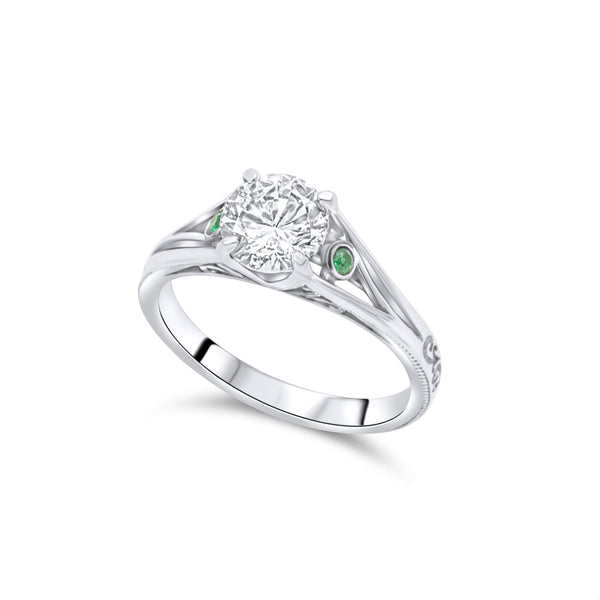 Caelicola Arcadia Angel Edwardian Ring XVIII Collection