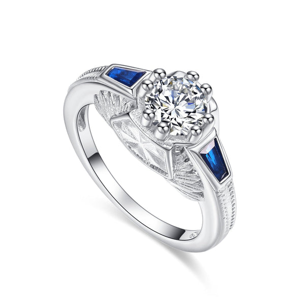 Preorder - Sovereign Star Art Deco Moissanite Ring XVIII Collection