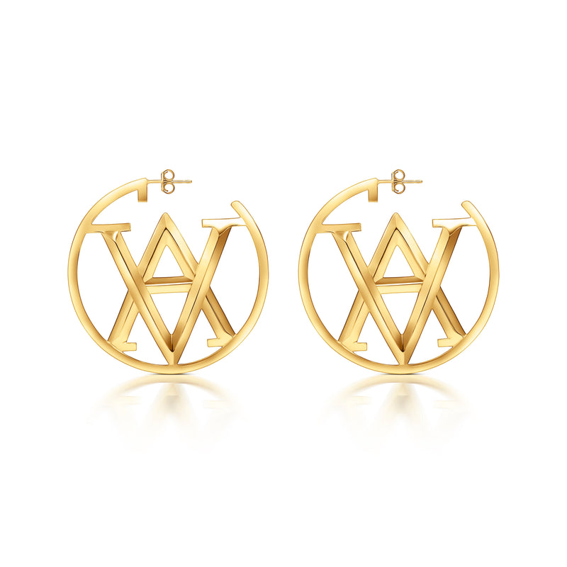 CIRCLE EARRING AVENA STAR COLLECTION