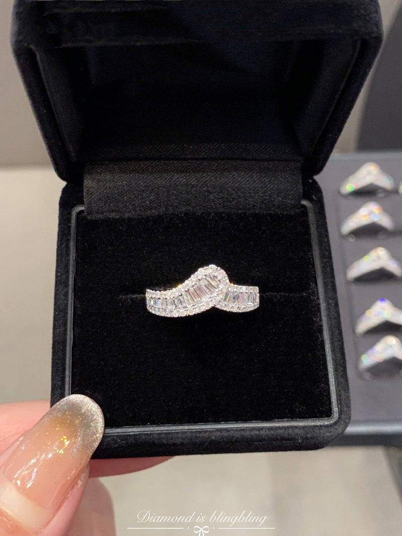 Natural Diamond 18K Solid Gold Ring