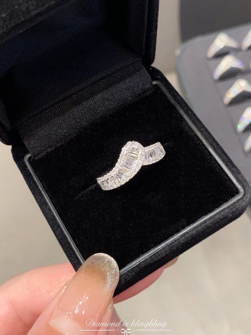 Natural Diamond 18K Solid Gold Ring