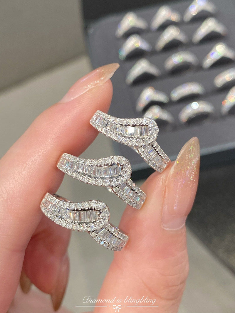 Natural Diamond 18K Solid Gold Ring