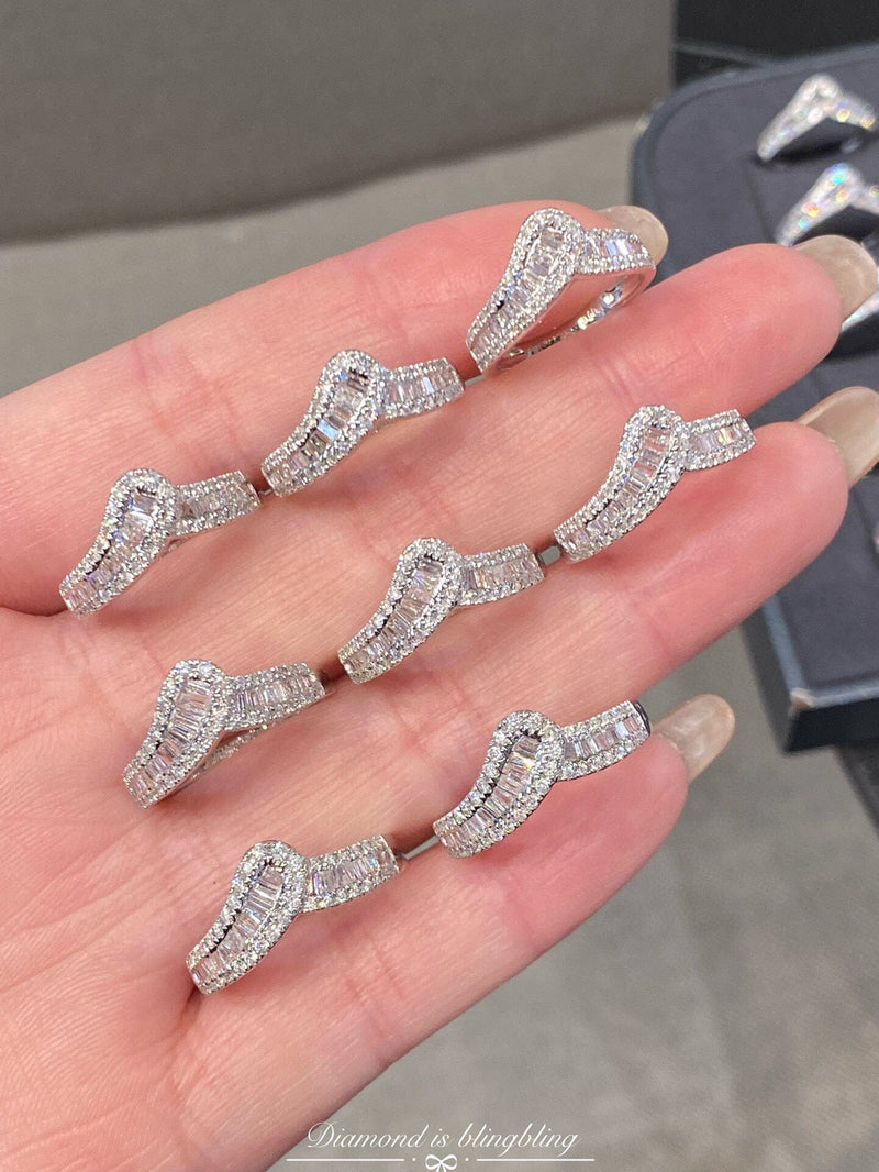 Natural Diamond 18K Solid Gold Ring