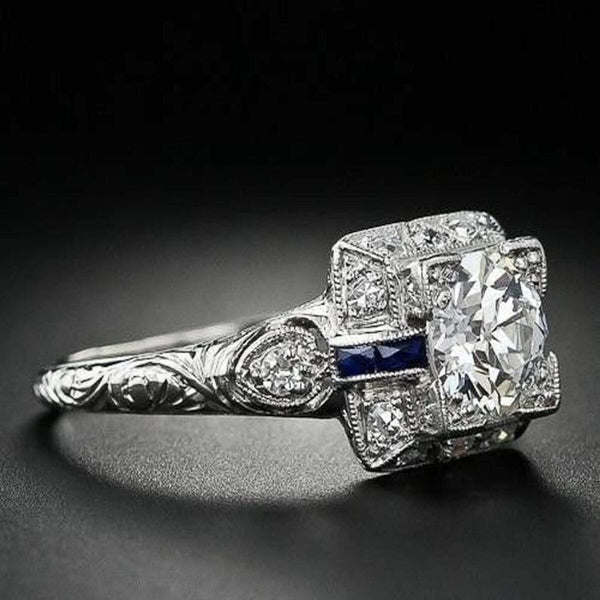 Preorder - Belle Époque Mid-Century Moissanite Ring DIVINUS Collection