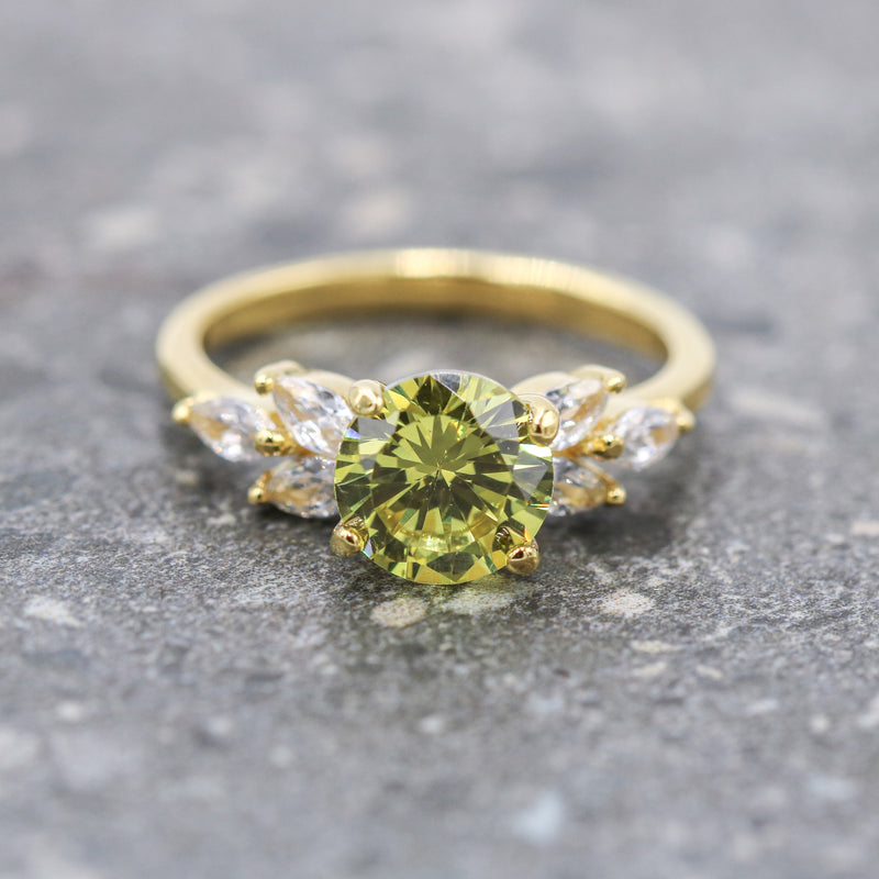 Tuscan Flower XVIII Collection 9K Solid Yellow Gold