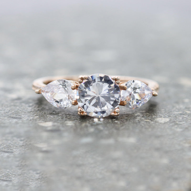 Lucent Snow Promise Ring Ex Nihilo Collection