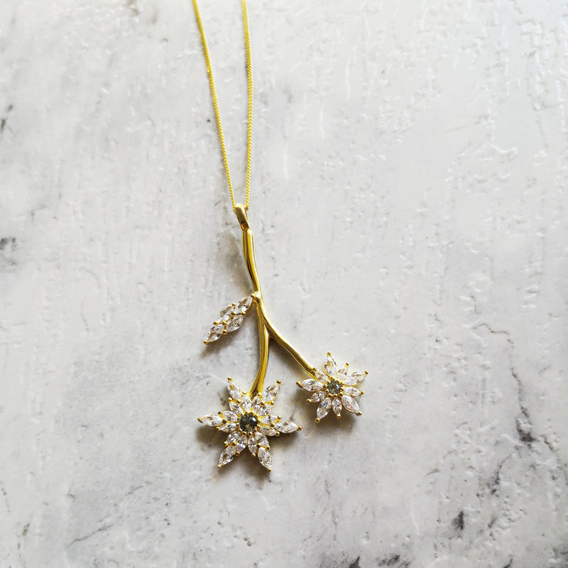 Tuscan Flower Necklace Bel Fiore Collection